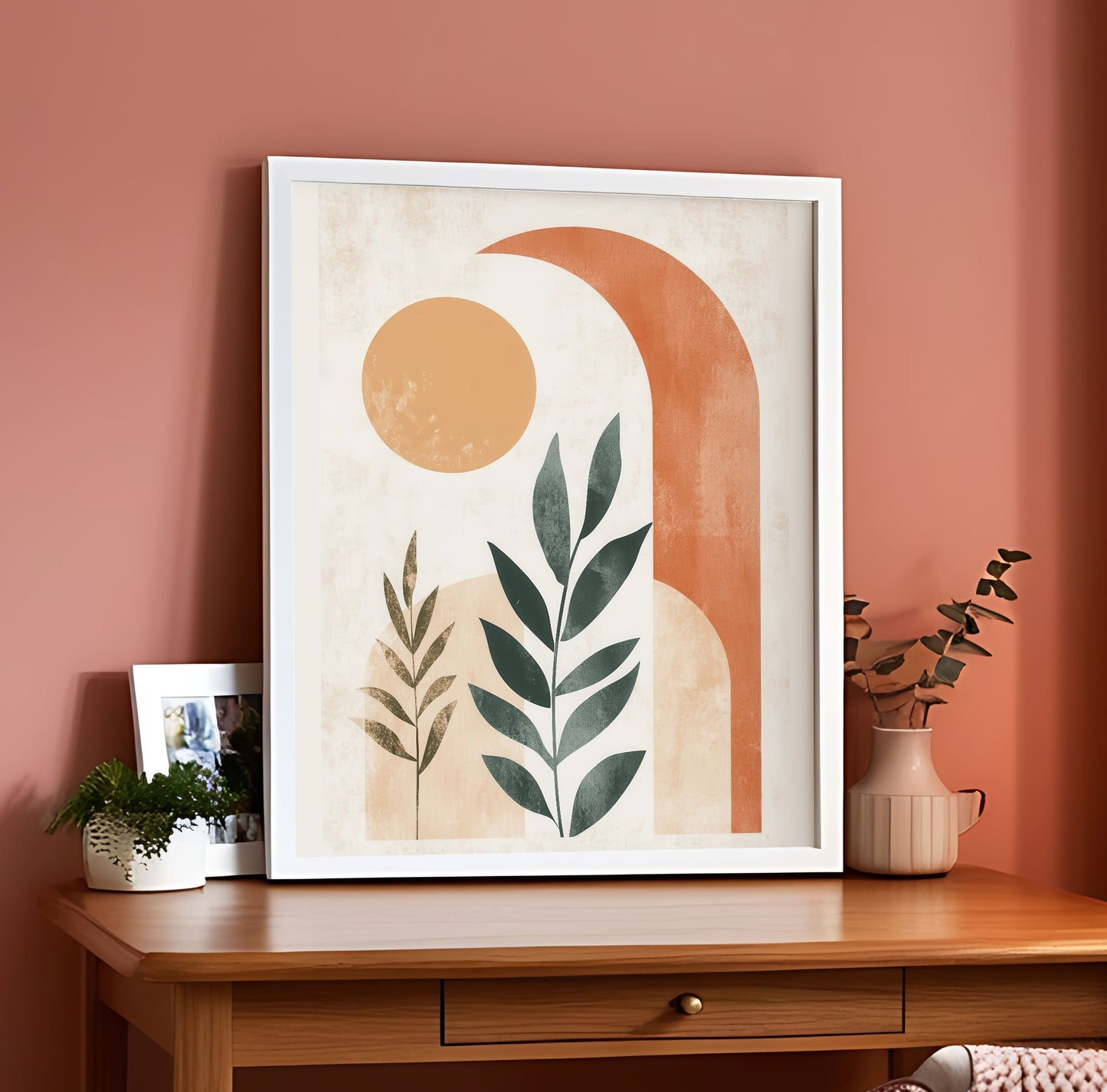 Minimalist Boho Style Abstract Wall Art