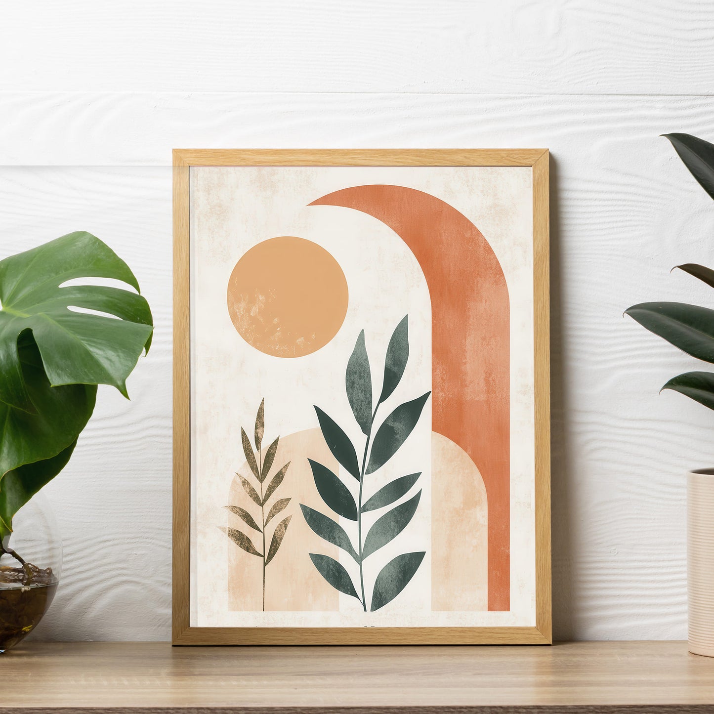 Minimalist Boho Style Abstract Wall Art
