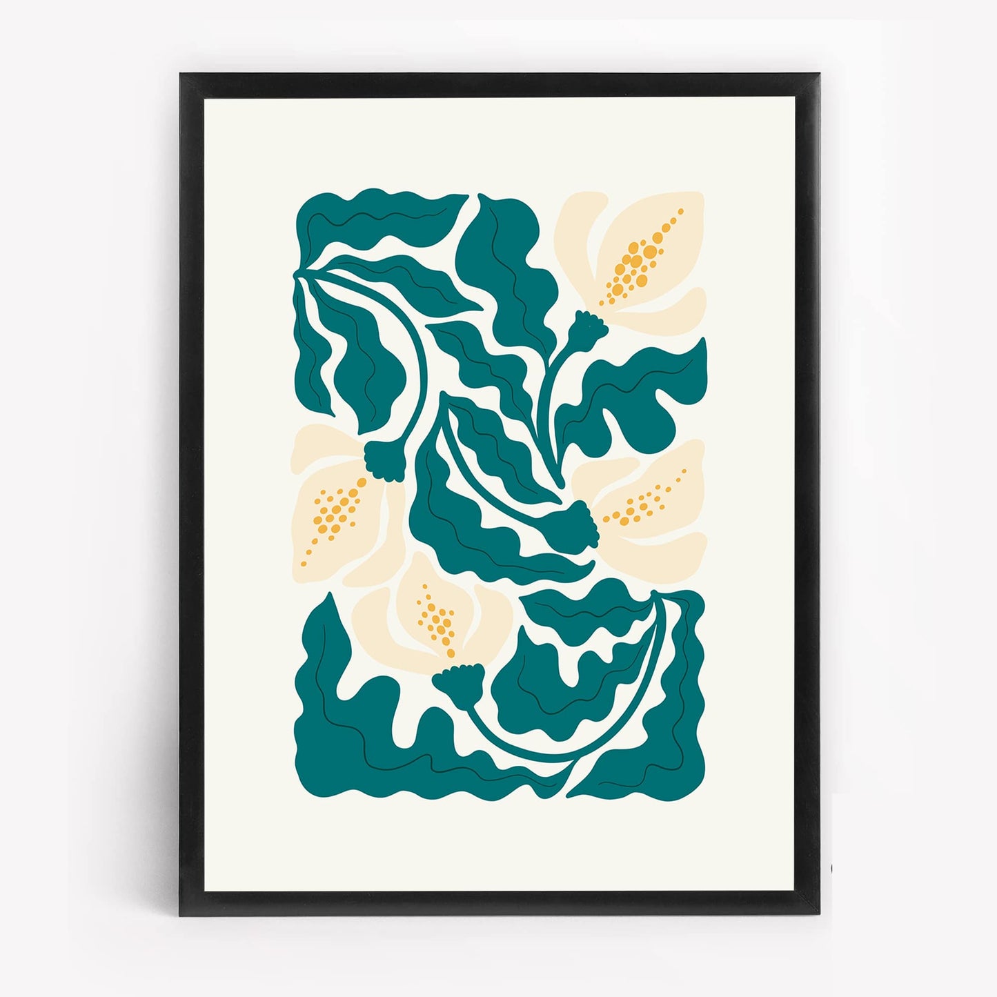 Modern Botanical Wall Art | Nature- Inspired Home Decor Painting
