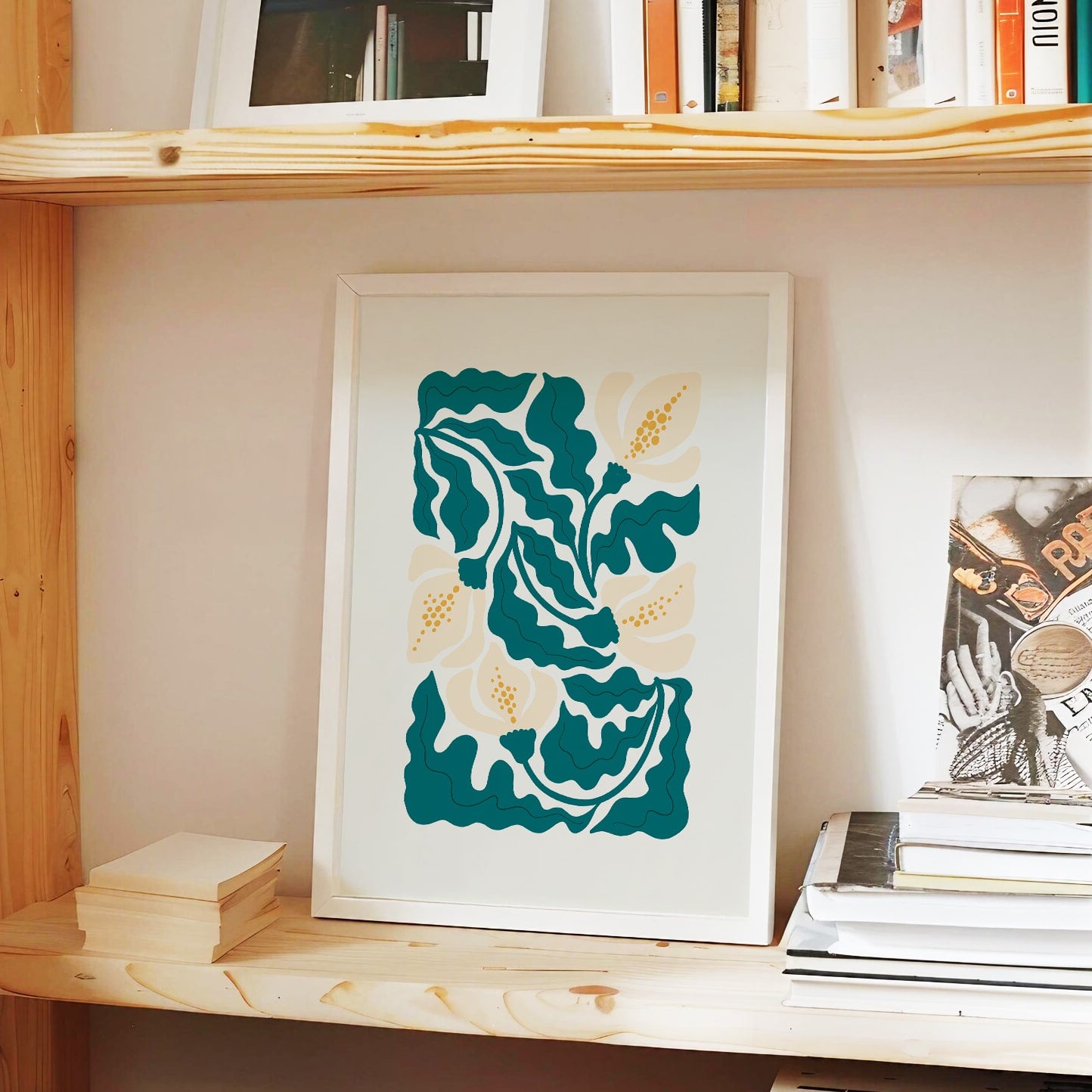 Modern Botanical Wall Art | Nature- Inspired Home Decor Painting