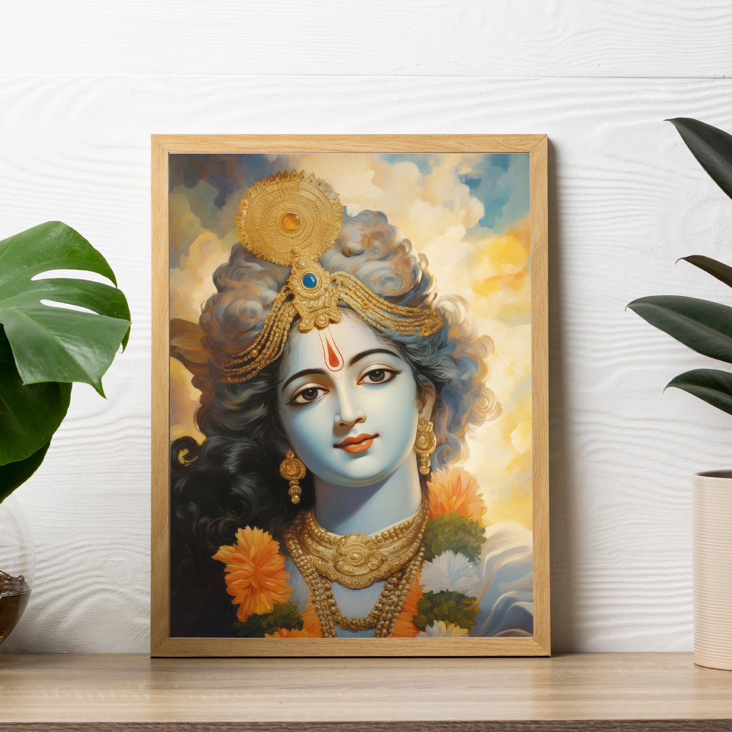 Portrait Krishna Wall Art
