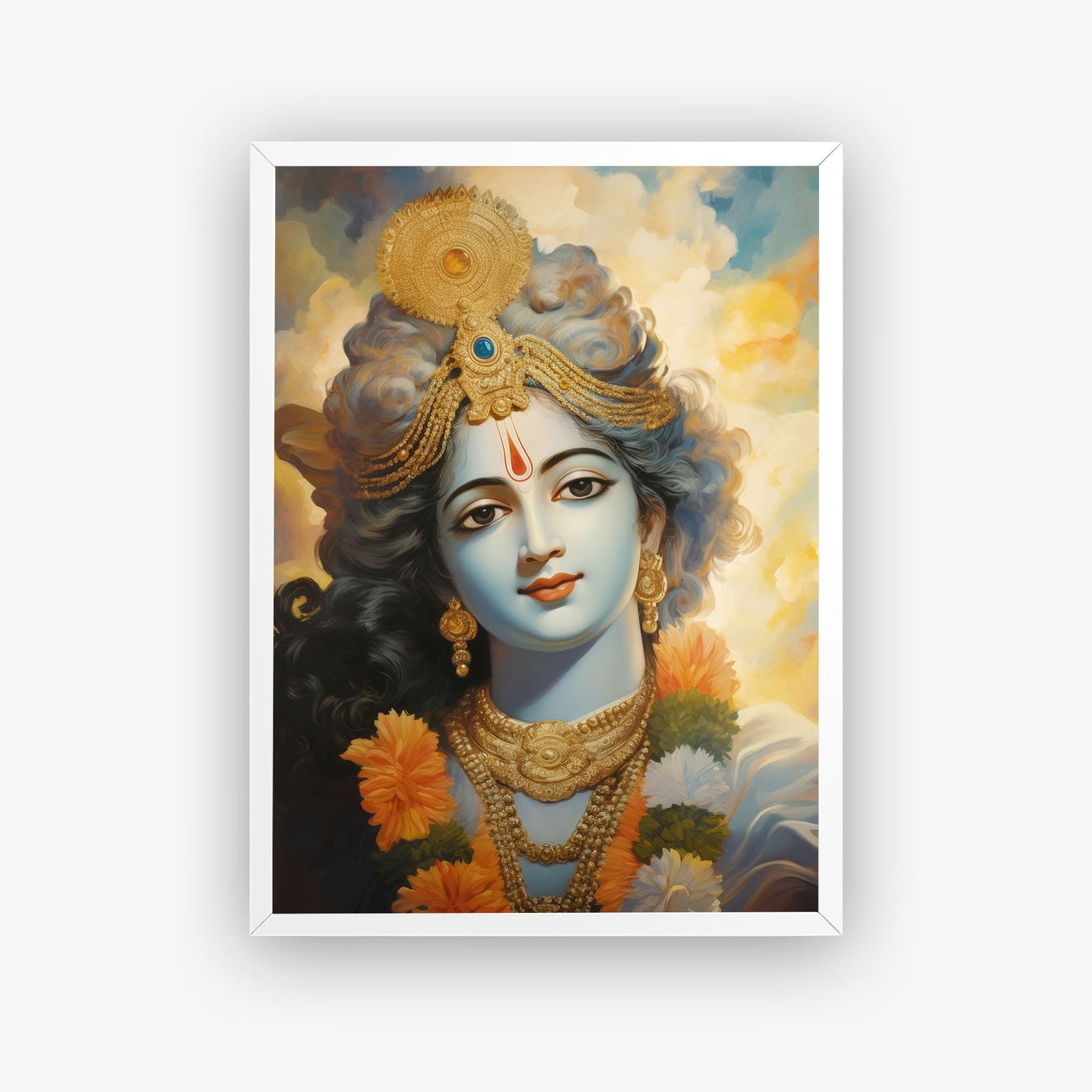 Portrait Krishna Wall Art
