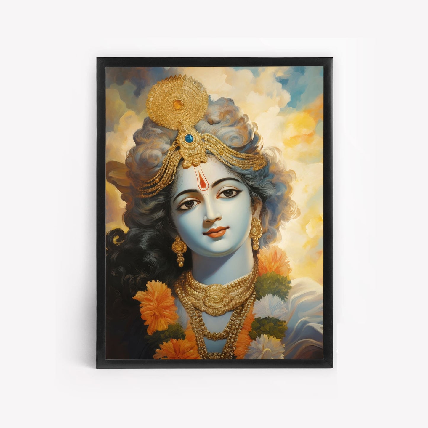 Portrait Krishna Wall Art