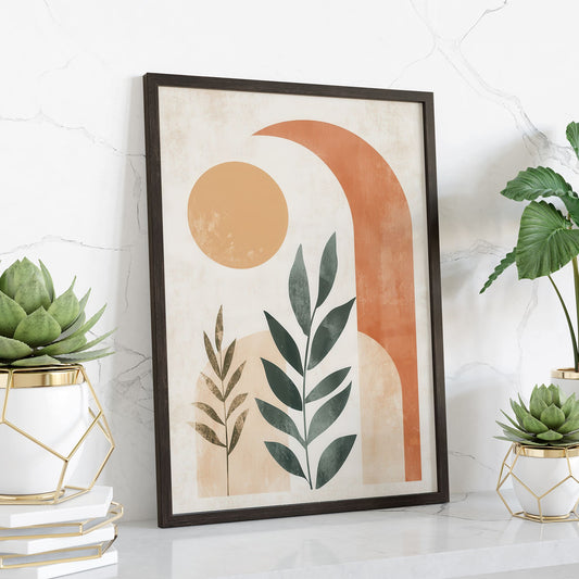 Minimalist Boho Style Abstract Wall Art