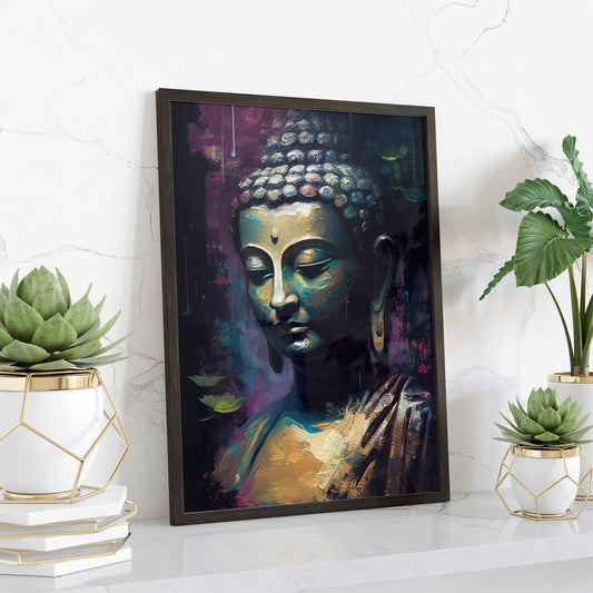 Buddha Statue Wall Frame