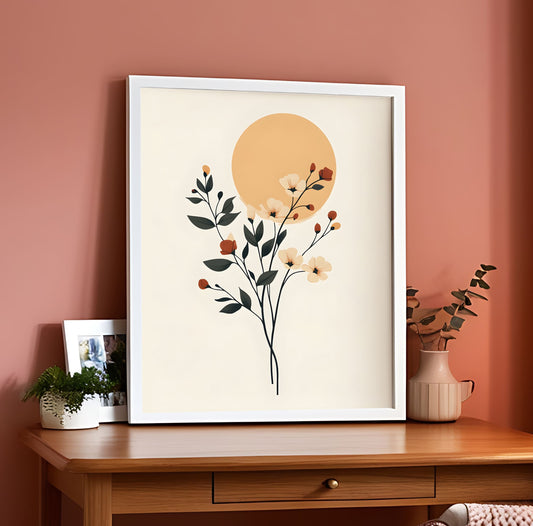 Painting Flower Wall Art