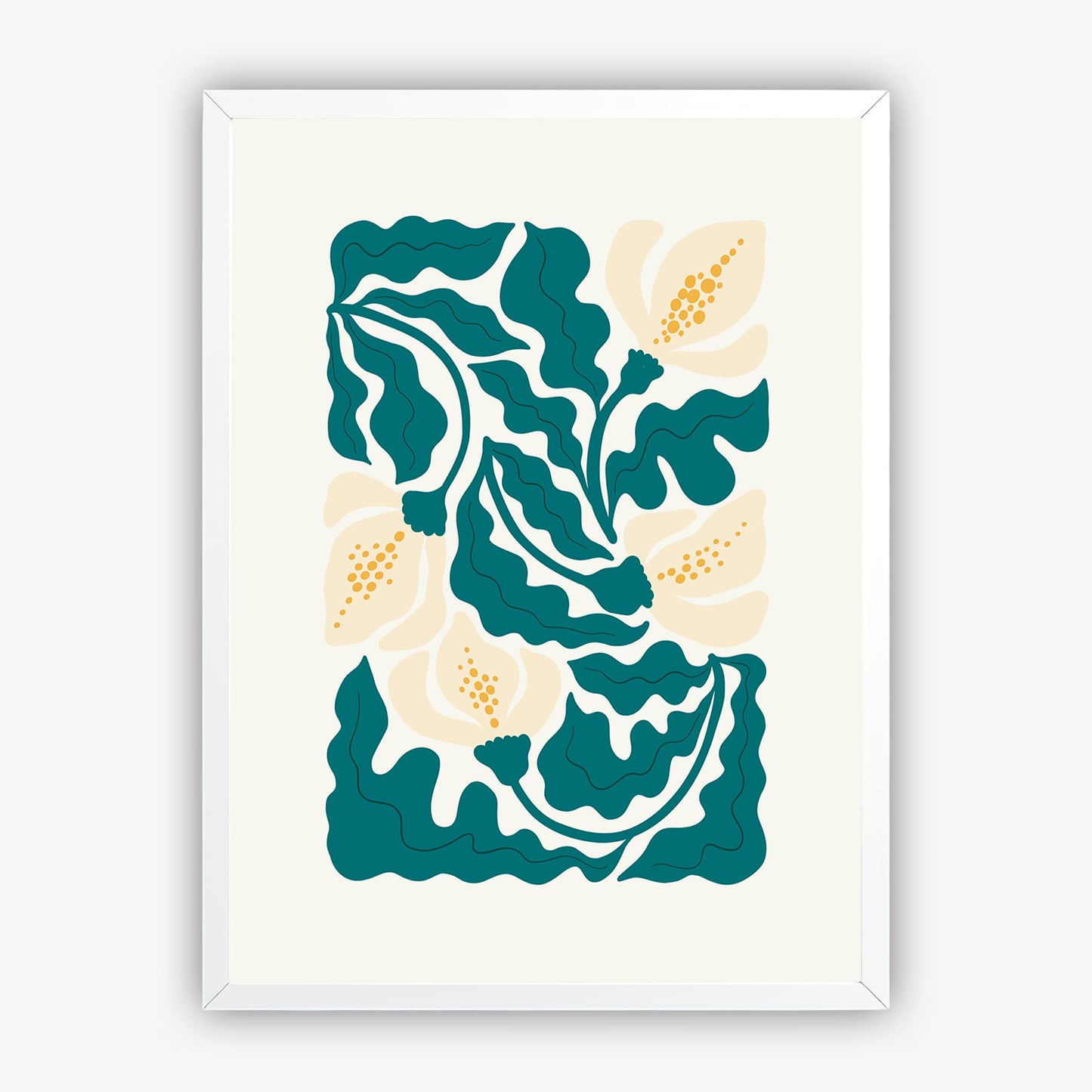 Modern Botanical Wall Art | Nature- Inspired Home Decor Painting