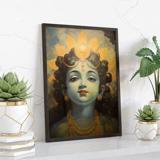 Krishna Portrait Wall Art
