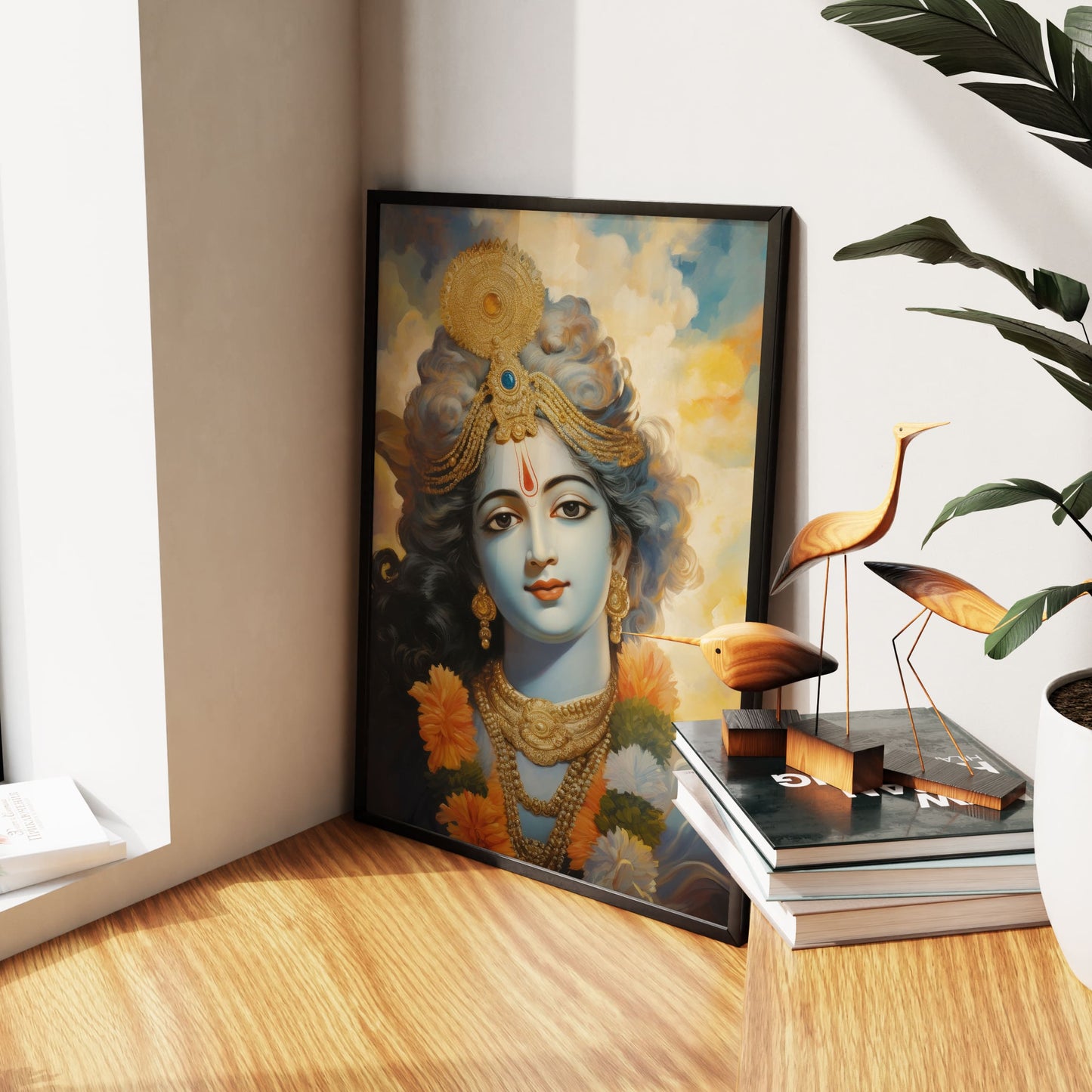 Portrait Krishna Wall Art