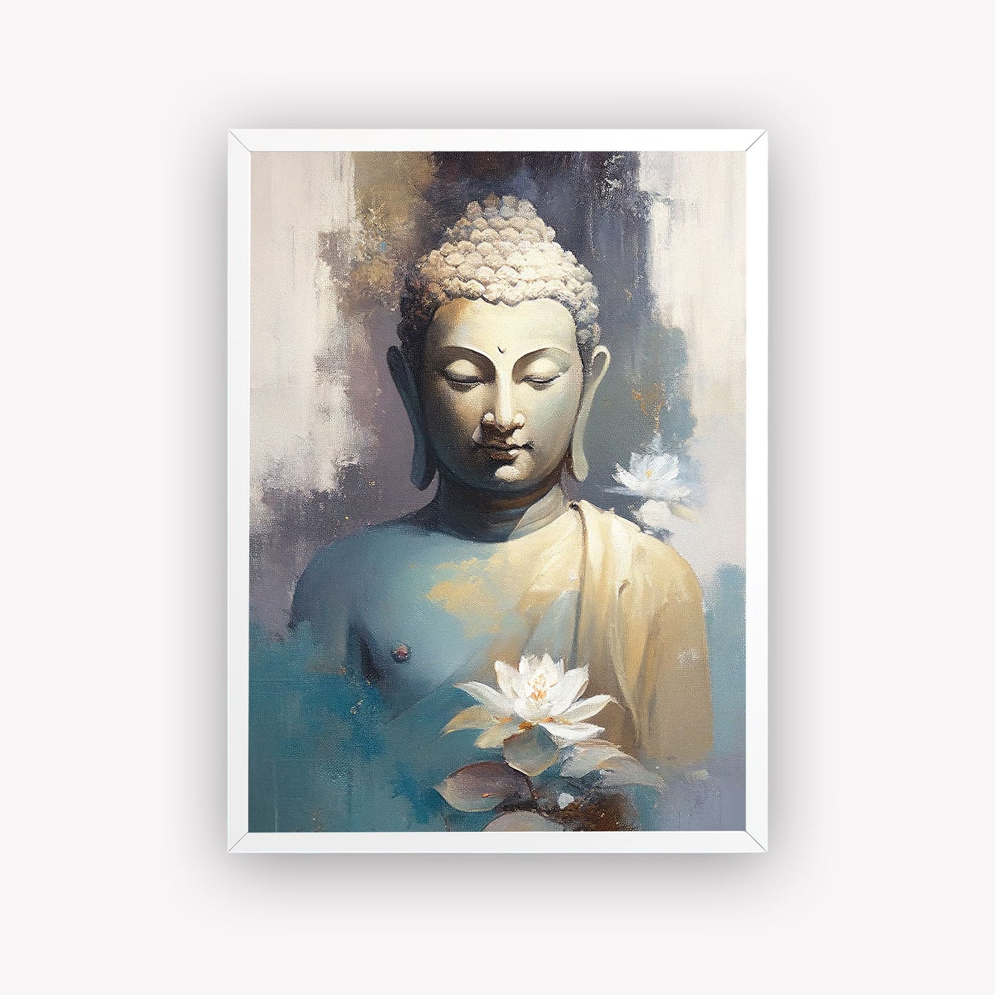 Buddha Statue Oil Painting Wall Art Frame (Copy)